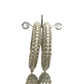 Reverse Stone Silver Finish Zhunki Bangles (Set of 2) - NBA90Ap 1221 - Prachy Creations