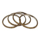 Set of 4 Antique Gold Stone Bangles Set - Bollywood, Weddings 3Line T 1022 - Prachy Creations