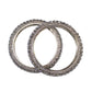 Silver Finish Reverse Choki Stone Bangles (Set of 2) - Mix N Match - D9240 A 1022 - Prachy Creations