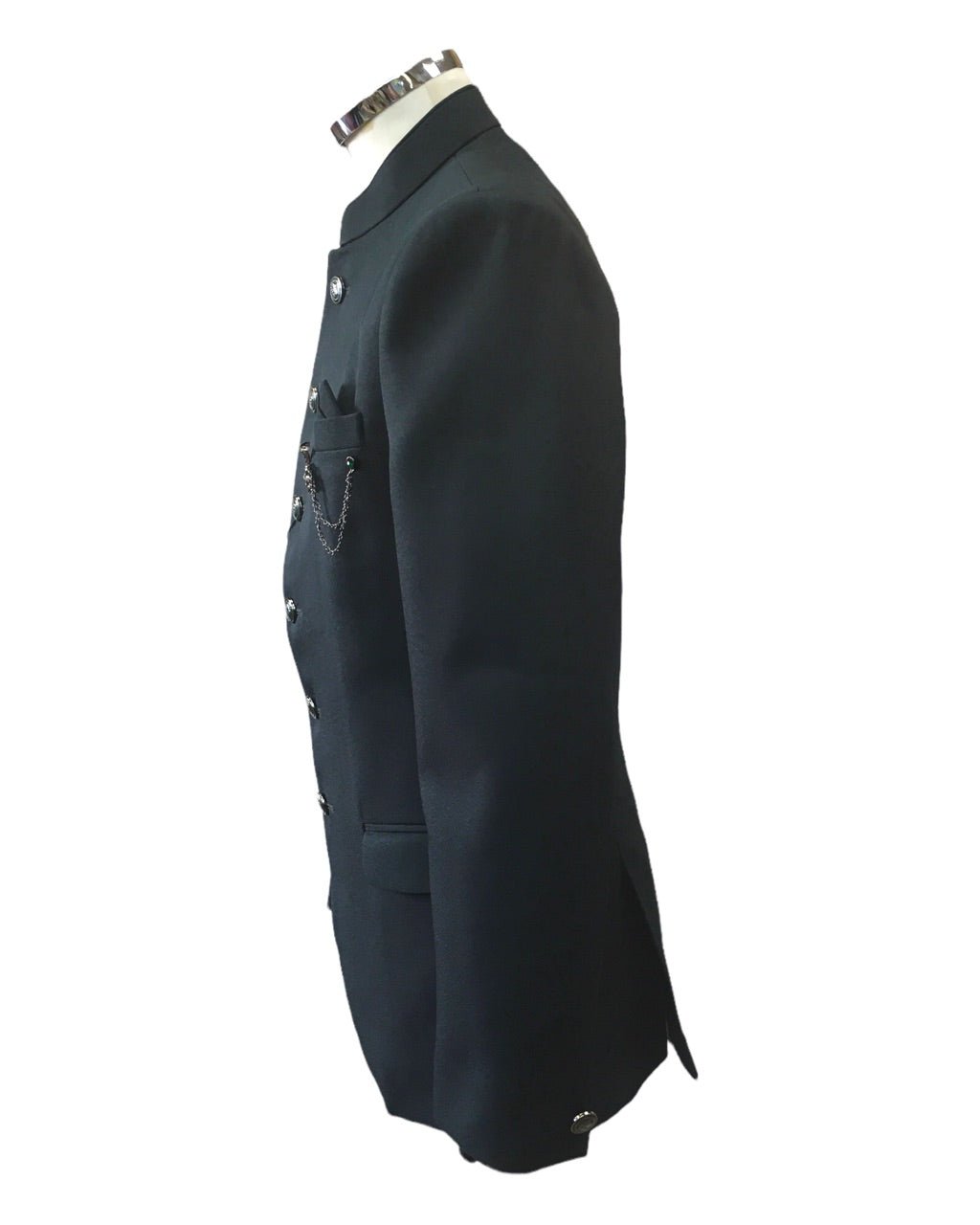 Size 36" - Mens Bottle Green BandhGala / Prince / Chinese Collar Jacket - Fantastic Fit - CS2201 JP 0822 - Prachy Creations