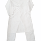 White - Pure Cotton Mens Indian Kurta set - Funeral, Temple, Eid, Mehndi, Haldi (with Draw stringed trousers) - Cello KV - Prachy Creations